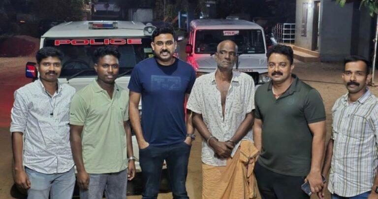 പോലീസ് വാഹനം ഇടിച്ച് തകർത്ത് ഉദ്യോഗസ്ഥരെ വധിക്കാൻ ശ്രമിച്ച പ്രതി സജീവൻ ഒടുവിൽ പിടിയിൽ.