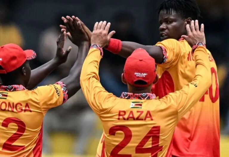 ലോകകപ്പിൽ വൻ അട്ടിമറി; മുൻ ചാമ്പ്യന്മാരായ ഓസ്‌ട്രേലിയയെ തകർത്ത് സിംബാബ്‌വെ; മുസറബാനിക്ക് 4 വിക്കറ്റ്
