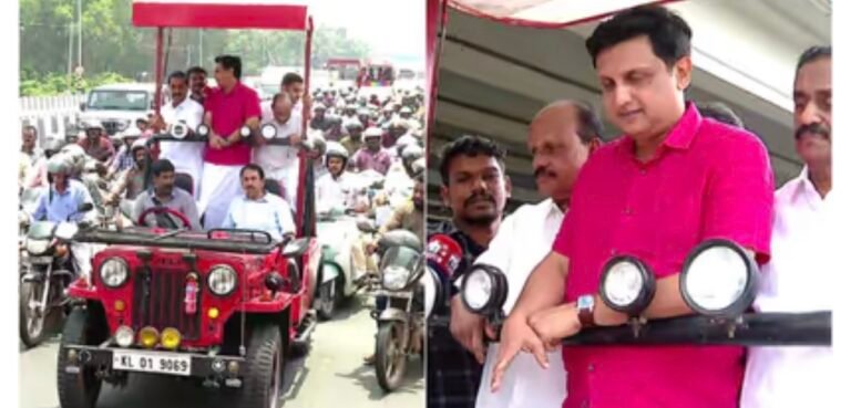 കാസർകോട്ടെ സമാന്തര ഉദ്ഘാടനത്തിന് പിന്നാലെ കോഴിക്കോട് റോഡ് ഷോ; മന്ത്രി മുഹമ്മദ് റിയാസിന്‍റെ നേതൃത്വത്തിൽ വെങ്ങളം-രാമനാട്ടുകര റീച്ചിൽ