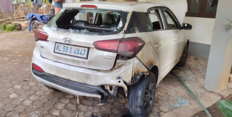 പയ്യന്നൂരിൽ ടി. പുരുഷോത്തമന്റെ കാർ കത്തിച്ച സംഭവം; രണ്ട് ഡിവൈഎഫ്ഐ പ്രവർത്തകർ അറസ്റ്റിൽ