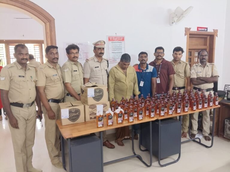 ഓട്ടോയിൽ കടത്തിയ 31.500 ലിറ്റർ മാഹി മദ്യവുമായി പ്രതി അറസ്റ്റിൽ