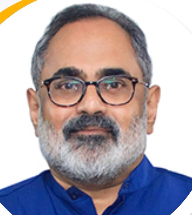 നേമം തിരിച്ചുപിടിച്ച് എൻ.ഡി.എ; മന്ത്രി വി. ശിവൻകുട്ടിയെ വീഴ്ത്തി രാജീവ് ചന്ദ്രശേഖറിന് തിളക്കമാർന്ന വിജയം