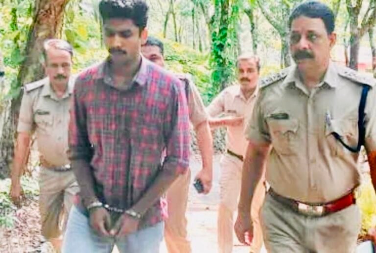 കണിച്ചാർ മാതൃഹത്യ: പ്രതി ക്രിസ്റ്റിയുമായി തെളിവെടുപ്പ് നടത്തി; കൊലപാതക രീതി വിശദീകരിച്ച് പ്രതി