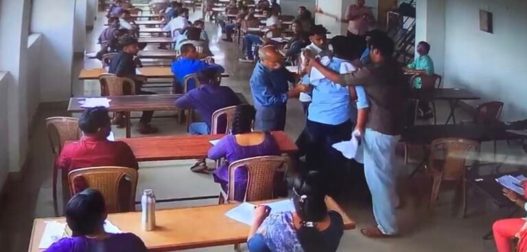 ജില്ലാ പോലീസ് സഹകരണ സംഘത്തിന്റെ പരീക്ഷ തടസ്സപ്പെടുത്തി ആക്രമണം; 15 പേർക്കെതിരെ കേസ്