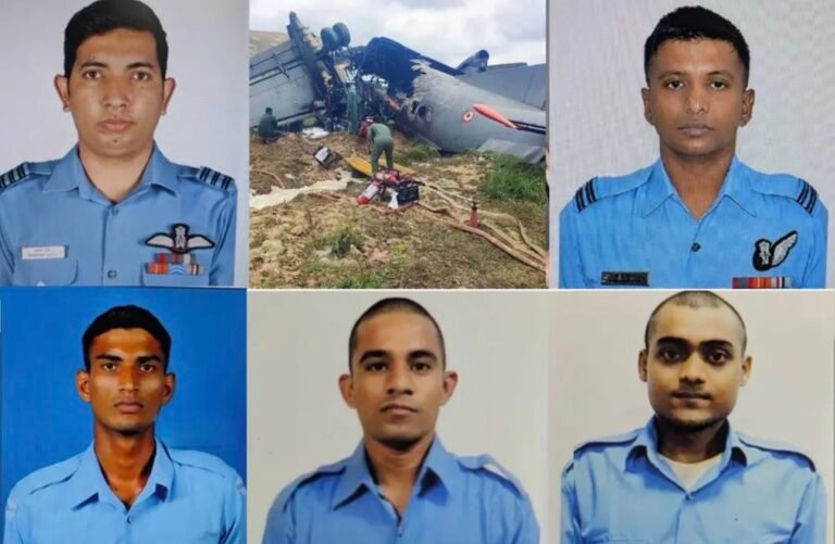 വ്യോമസേന വിമാനദുരന്തം; അഞ്ച് സൈനികർക്ക് വീരമൃത്യു, അപകടം അസ്സമിലെ ജോർഹാട്ടിൽ
